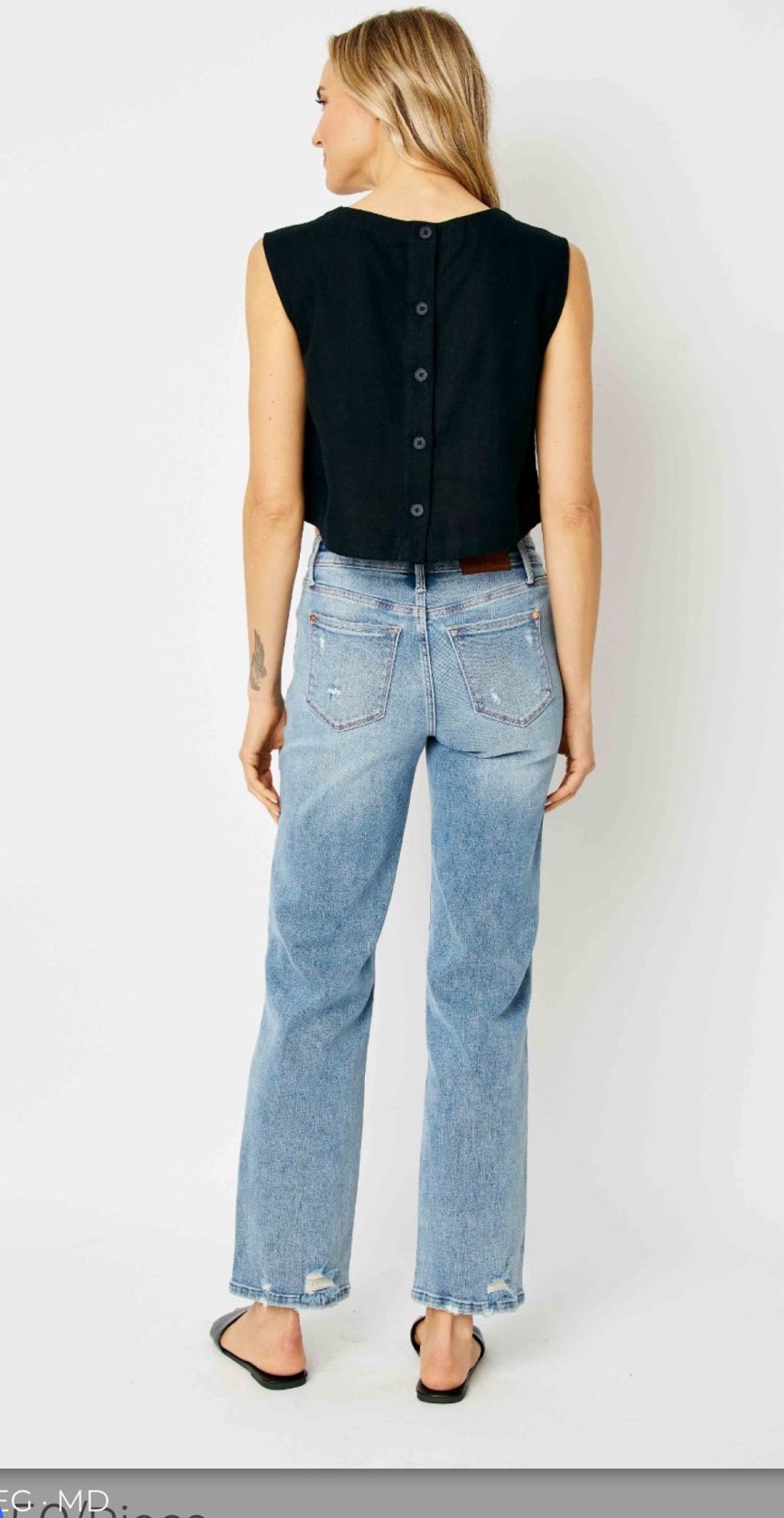 Women’ Crop Top and Jeans Set