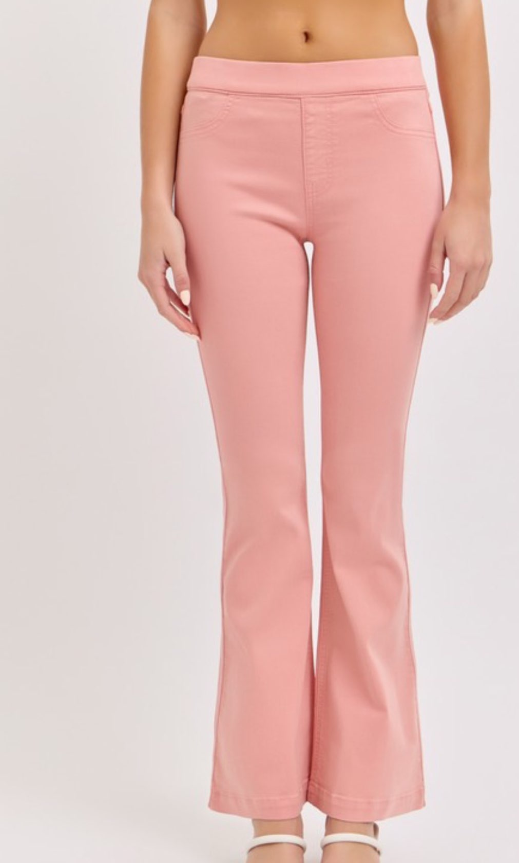 High-rise Cropped Bootcut Pants