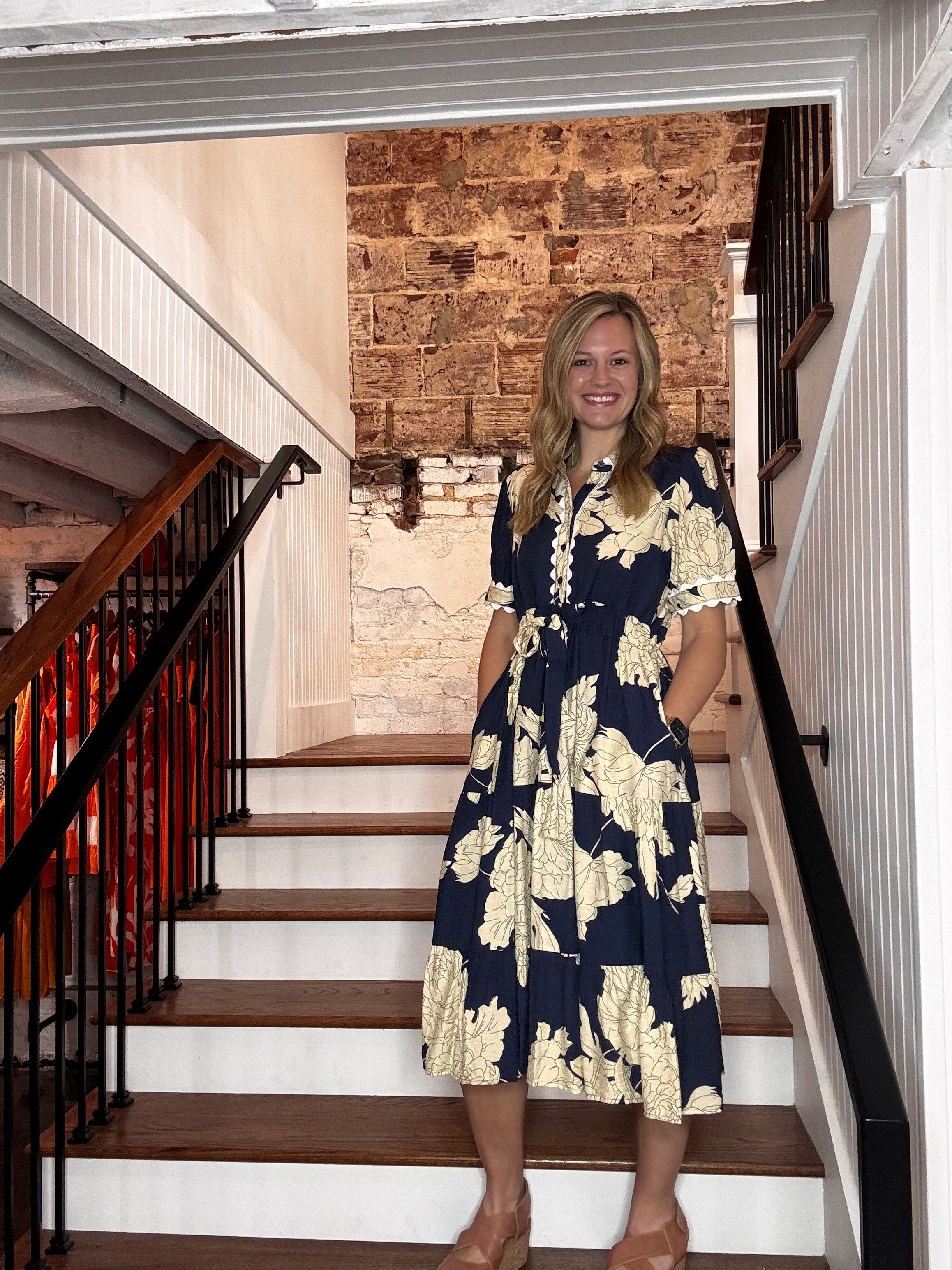Collared A-line Pocket Dress