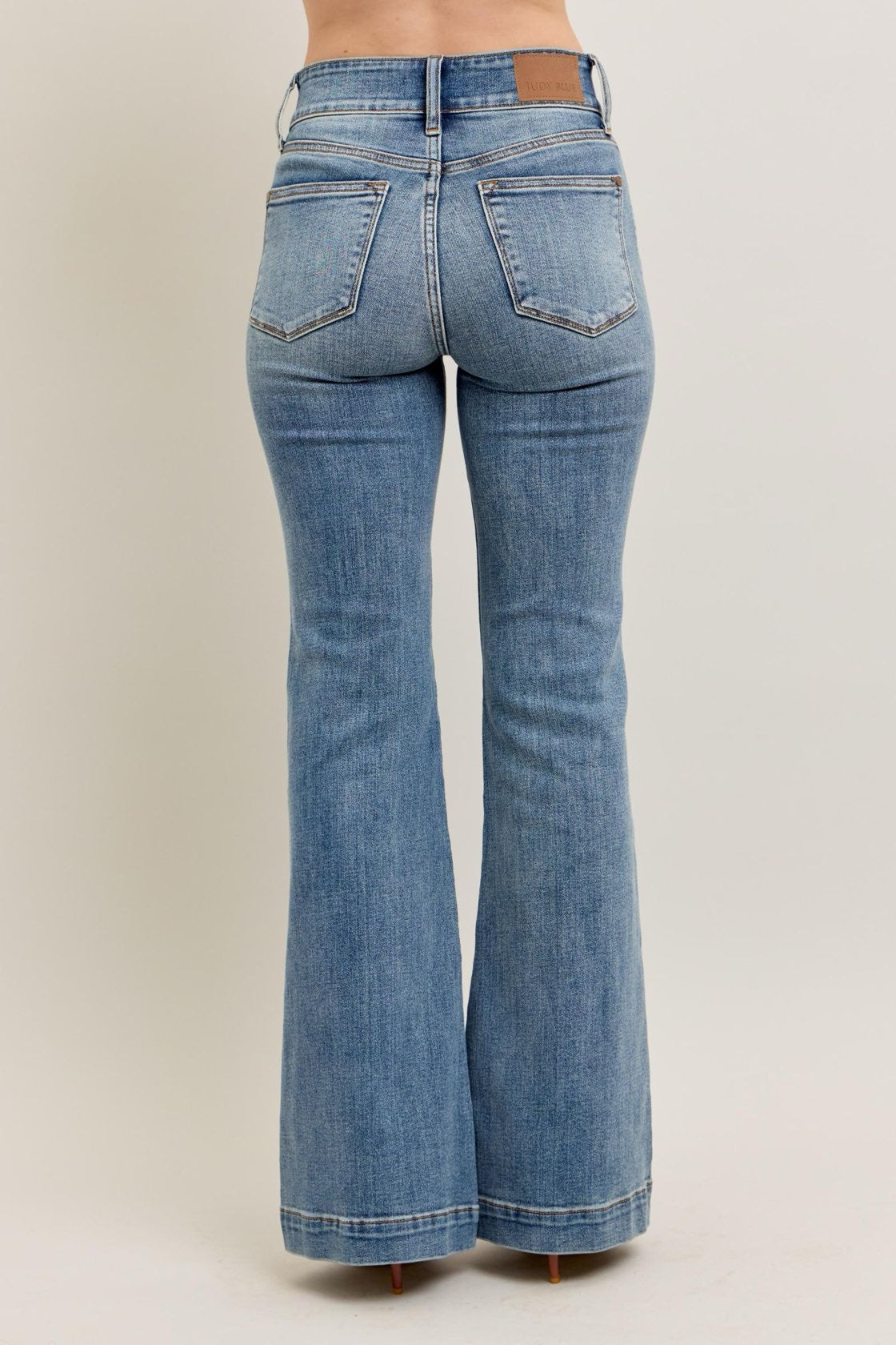 High-rise flare jeans