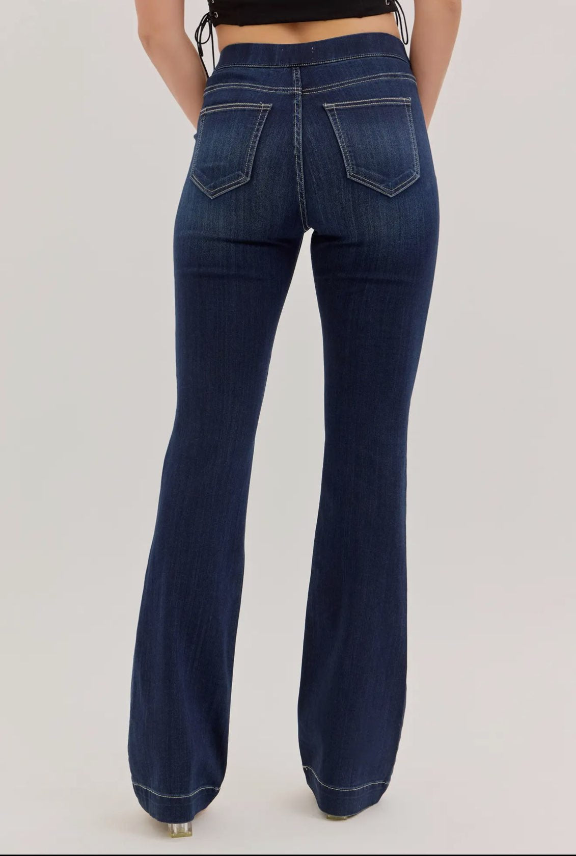 Flared Denim Jeans