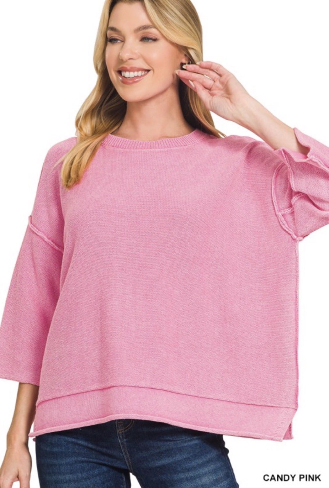 3/4 Sleeve Sweater
